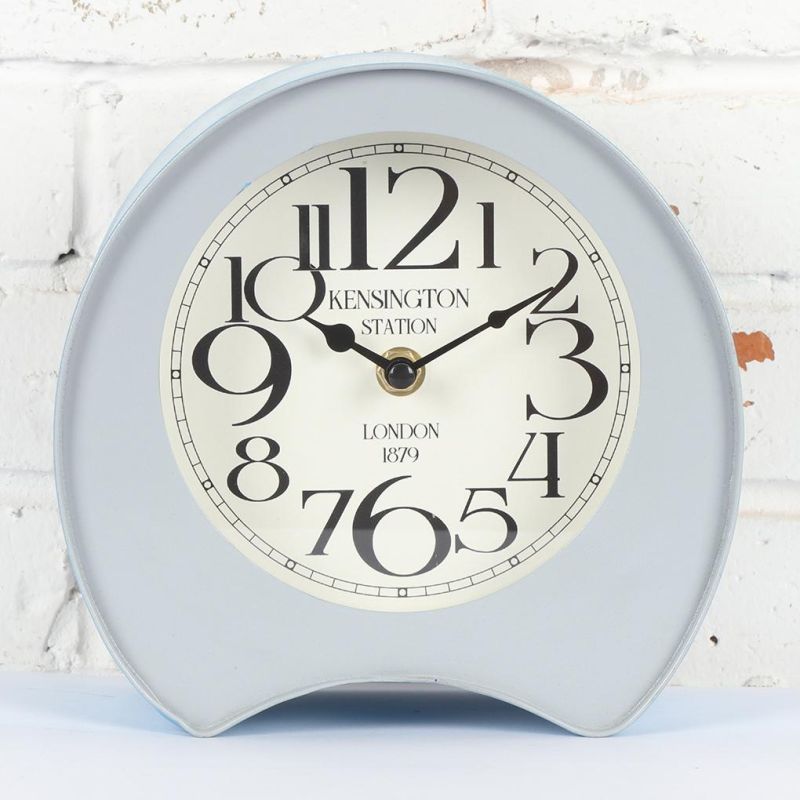 Iron Mantel Clock in Simple Style, Unique & Creativity Table Clock, Promotional Gift Desk Clock