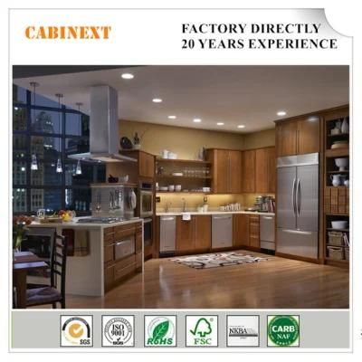 Fancy American Kitchen Cabinet with a New Model of Melamine Finish