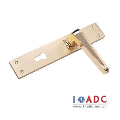 Variety Color Zinc Aluminum Handle Lock of Long Plate Door Handle Lock