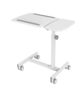 V-Mounts Manual Lifting Mobile Desk Cart for Laptop for Home Office