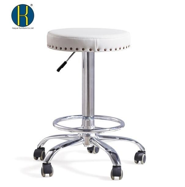 Modern Beauty Salon Furniture Swivel Adjustable Hydraulic Rolling Stool