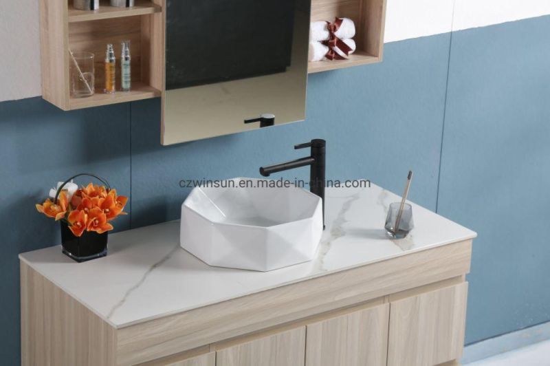 European Style Table Mounted Art Basin Ceramic Bathroom Sink