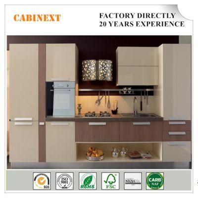 Good Price Customized New Veneer Cabinet Painted Wood Kitchen Cabinets CB008