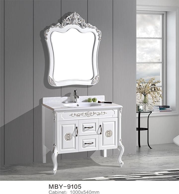 New Design Bathroom Vanity Plastic Cabinet European Style Furniture