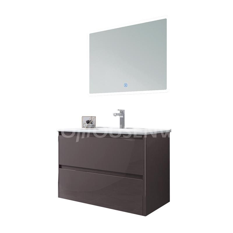 Hot Selling European Style Bathroom Vanity High Gloss Painted Bathroom Cabinet