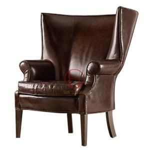 Hot Sale PU Leather Accent Chair Single Sofa Chair Optional Colors with Low Armrest Chair