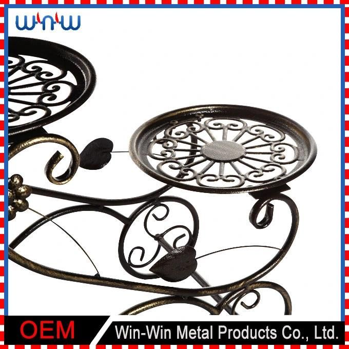 Metal Display Stand New Designs Metal Craft Fine European Style Iron Flower Stand