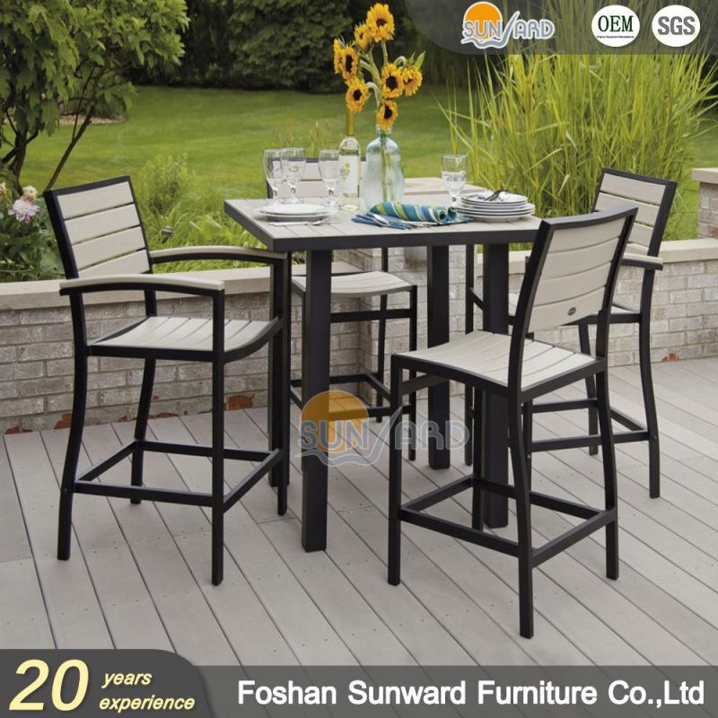 Modern Courtyard Restaurant Table and Chair Garden Sets Bar Chair