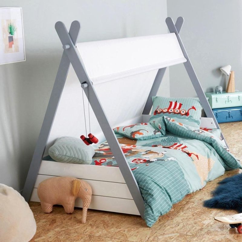 Hot Sale House Frame Kids Bed Wooden Children Tent Bed