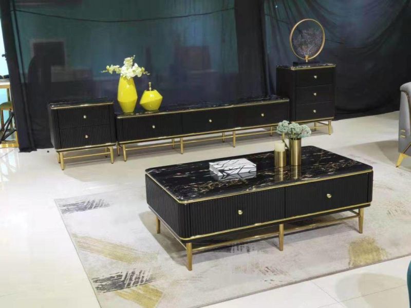 Combination European Hot Selling Luxury Modern TV Tables