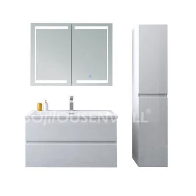 European Design Wall Mounted Bathroom Vanity with Mirror Cabinet
