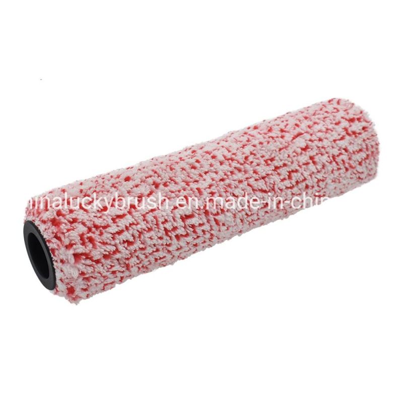 7 Inch Woven Polyester Fabric Paint Roller Brush (YY-SJPR010)