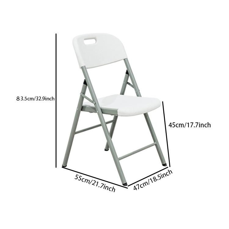 HDPE Wedding White Plastic Folding Chairs for Event