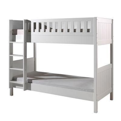 Wood Bunk Bed for 2 People European Style Color Customized