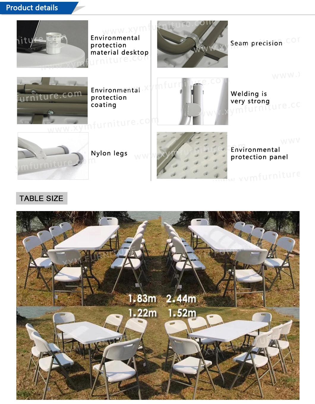 European Quality Furniture Folding Plastic Table for Selling