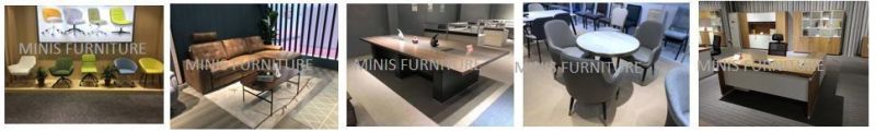 (M-CDT621) European Royal Style Golden Wood Marble Round Dining Table