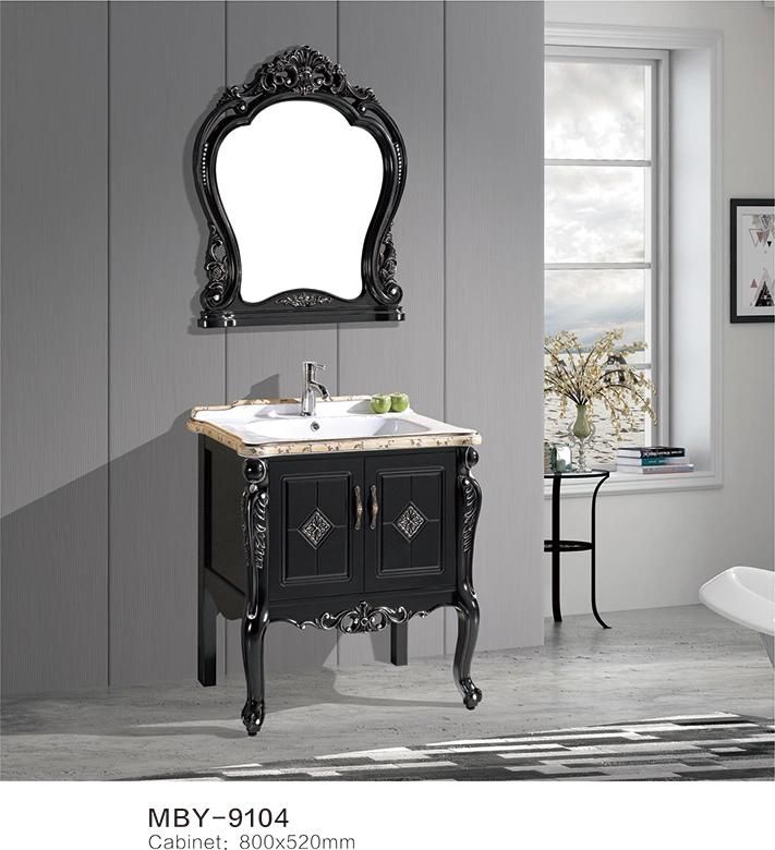 New Design Bathroom Vanity Plastic Cabinet European Style Furniture