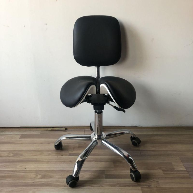 Swivel Adjustable Ergonomic Saddle Medical Doctor Chair