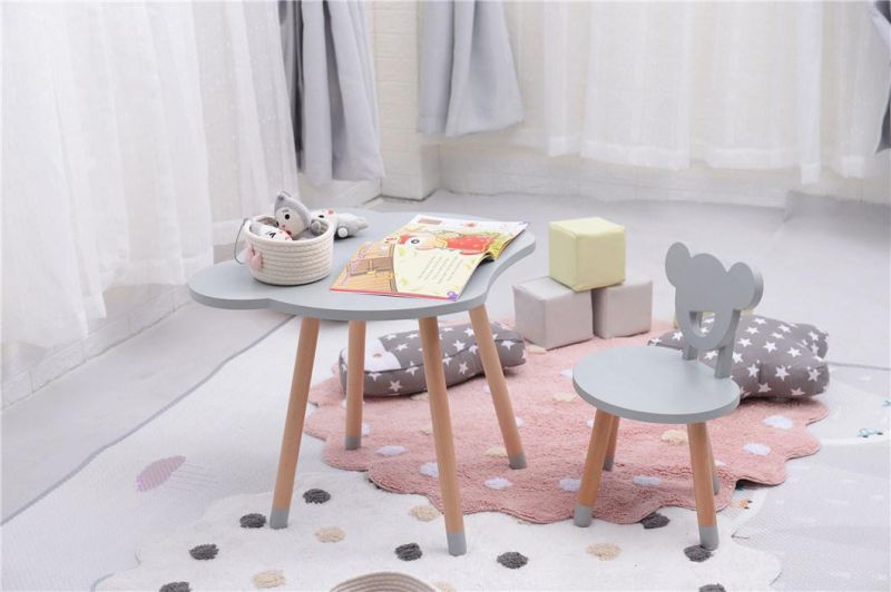 European Style Design Colorful Kids Table and Chair Set Preschool Furniture