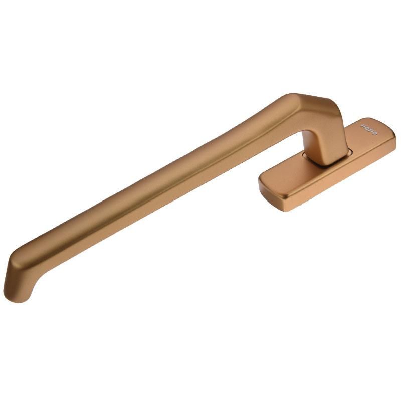 Hopo Aluminum Alloy Material Dark Bronze Square Spindle (=40mm) Handle for Sliding Door