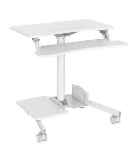 V-Mounts Single Column Height Adjustable Mobile Desk Laptop Desk with Gas Spring Vm-Fds108