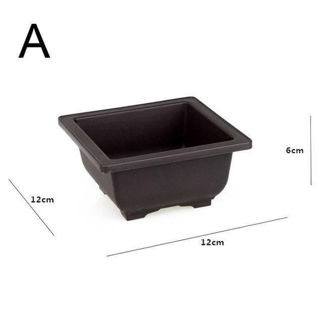 Plastic Flower Pots Retro Style Simulational Purple Sand Pots Flower Bonsai Tree Plant Succulent Flowerpots Home Garden