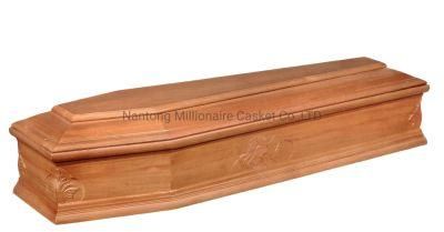 China Cheap Carving Wood Coffin