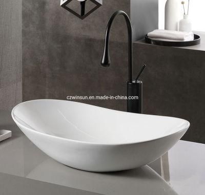 European Style Ceramic Bathroom Sink Color Wash Basin