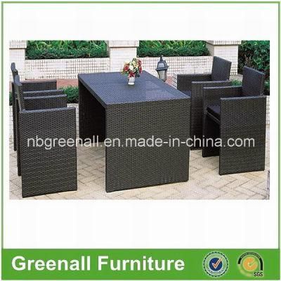 All Weather Garden Outdoor Furniture Rattan Material Patio Dining Furniture