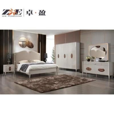 Modern Home Wooden Bedroom MDF Painting Furniture Set