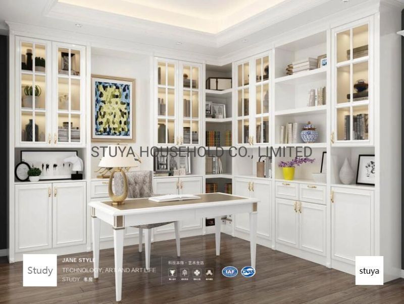 Modern Design Foshan Factory Austere European Style White Color Kitchen Furniture Kitchen Cabinet