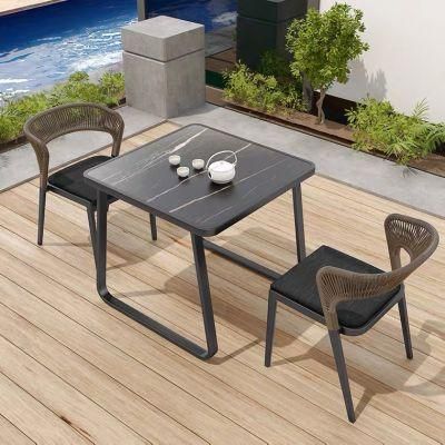 Outdoor Garden Dining Chair and Table Rope Furniture