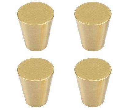 Solid Brass Cabinet Knobs Handle Cone Shoe Book Drawer Cupborad Pulls for Furniture Hardware