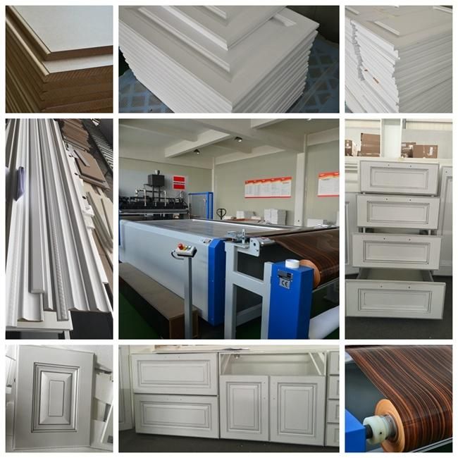 Suitable for Apartment Project PVC Membrane Cheap Kitchen Cabinet