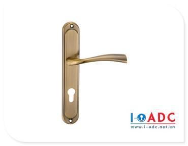 Iron Plates Aluminium Handle Luxury Modern Door Handles Lock