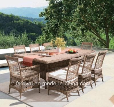 Garden Patio Furniture Outdoor Rattan Furniture Hotel Restaurant Chair Dining Furniture Set