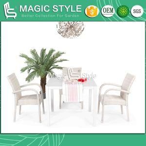 Hotel Projet Stackable Garden Dining Chair Bitro Chair Rattan Dining Chair Wicker Weaving Chair Cafe Chair Coffee Chair