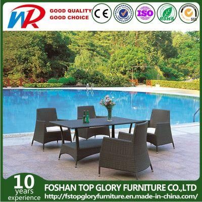 Rattan Outdoor Furniture Table Chair / Dining Wicker Table Chair Garden Furniture (TG-JW68)