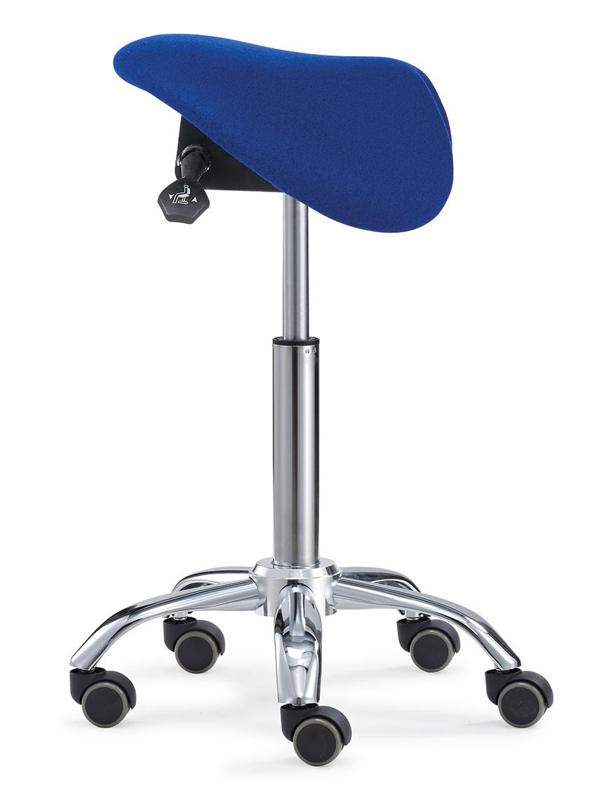 Adjustable Rolling Dental Hair Beauty Salon Ergonomic Saddle Chair