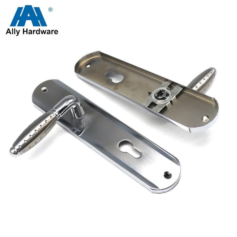 European Luxury Exterior Door Aluminum Hardware Door Lock Handle Set