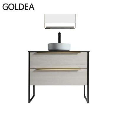 Ceramics New Goldea Hangzhou Cabinet Home Decoration Wooden Bathroom with High Quality
