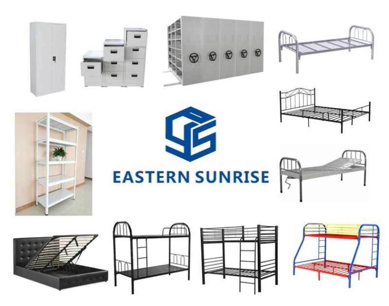 Popular European and American Twin Beds Metal Bunk Bed