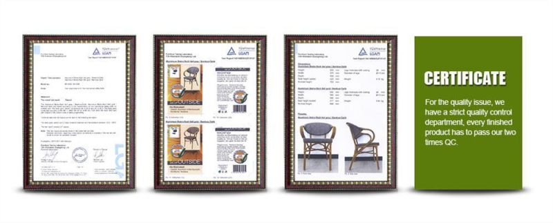 Grey Rattan Bullet Shape UV Resistant Special Weaving Rattan Coffee Shop Furniture