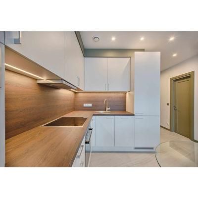 White Modern Design Easy to Clean Lacquer Kitchen Cabinet