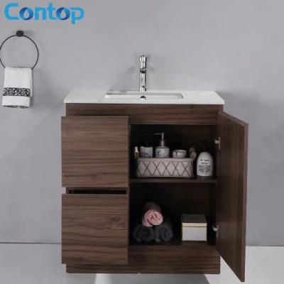 Modern Bathroom Furniture Melamine Board Storage Bathroom Vanity