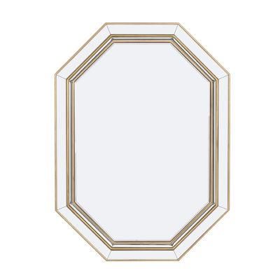 Champagne Gold Three-Dimensional Decorative Mirror Bathroom Porch Mirror Dressing Mirror