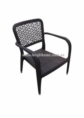 Aluminium Wicker Arm Chair/ Rattan Chair