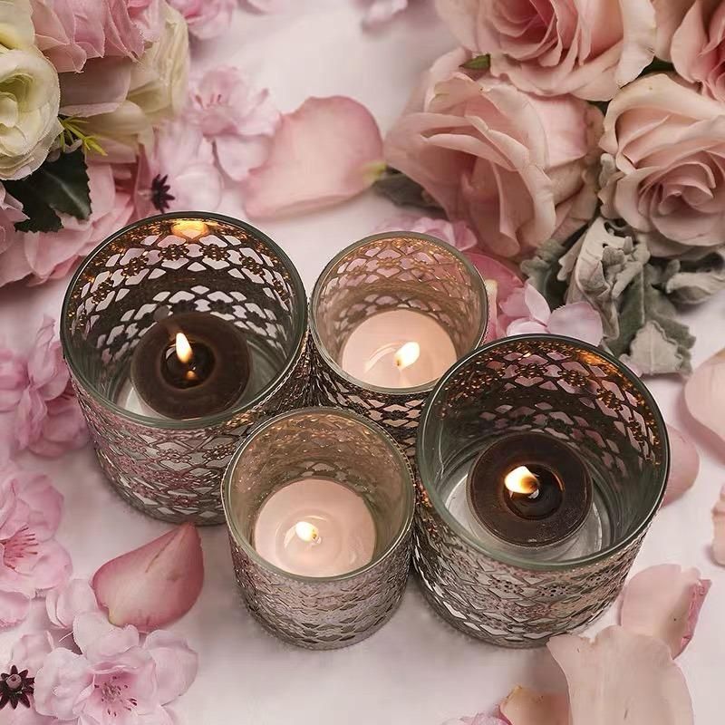 European Style Decorative Glass Candle Holder
