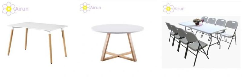 European Style Competitive Price Wooden Table Top Dining Table
