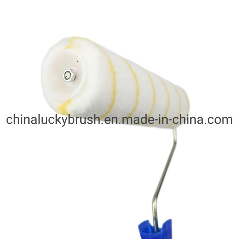 9 Inch Woven Polyester Fabric Paint Roller Brush (YY-SJPR017)